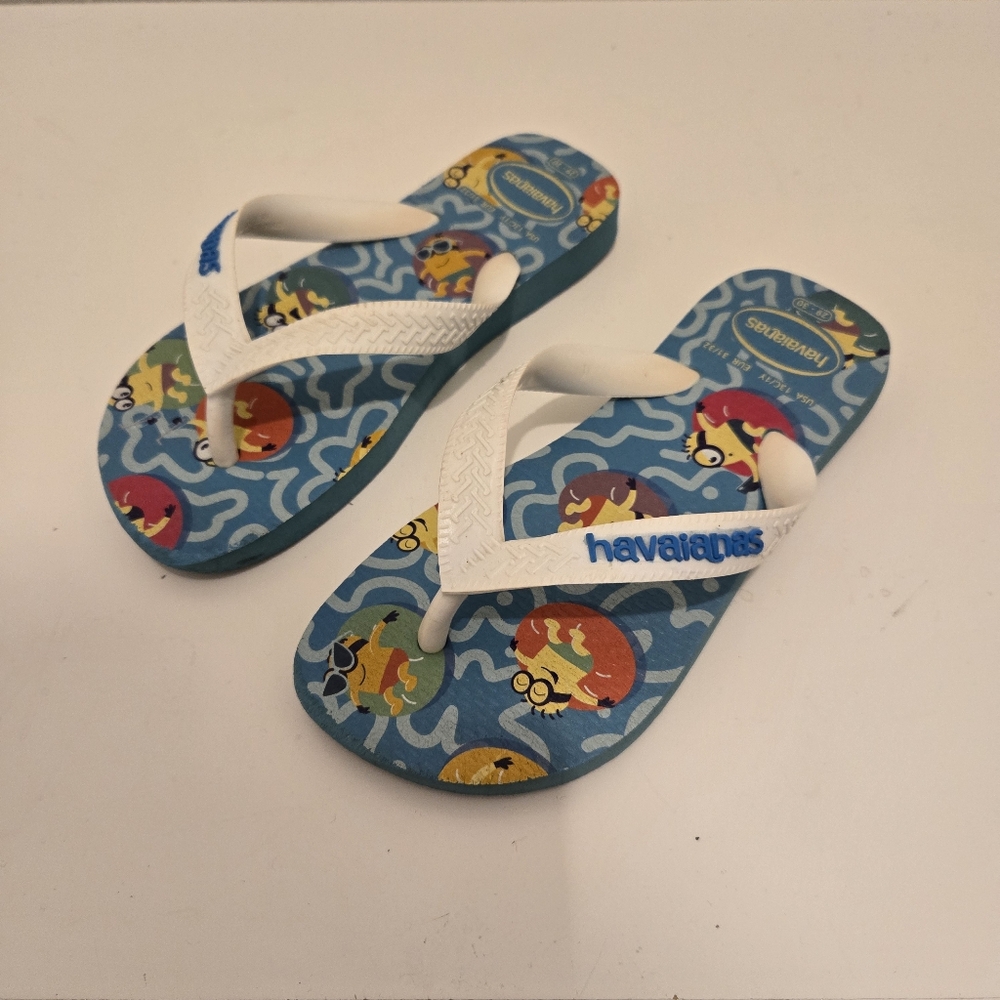 Havaianas Kids Minions Sandal Flip Flop,  Size 13/1